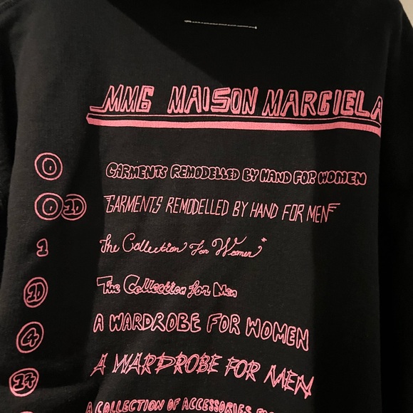 Maison Margiela 6 Slide slit hoodie (black) - Picture 9 of 11